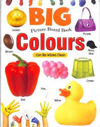 Big Picture Board Book – Colours By Alka