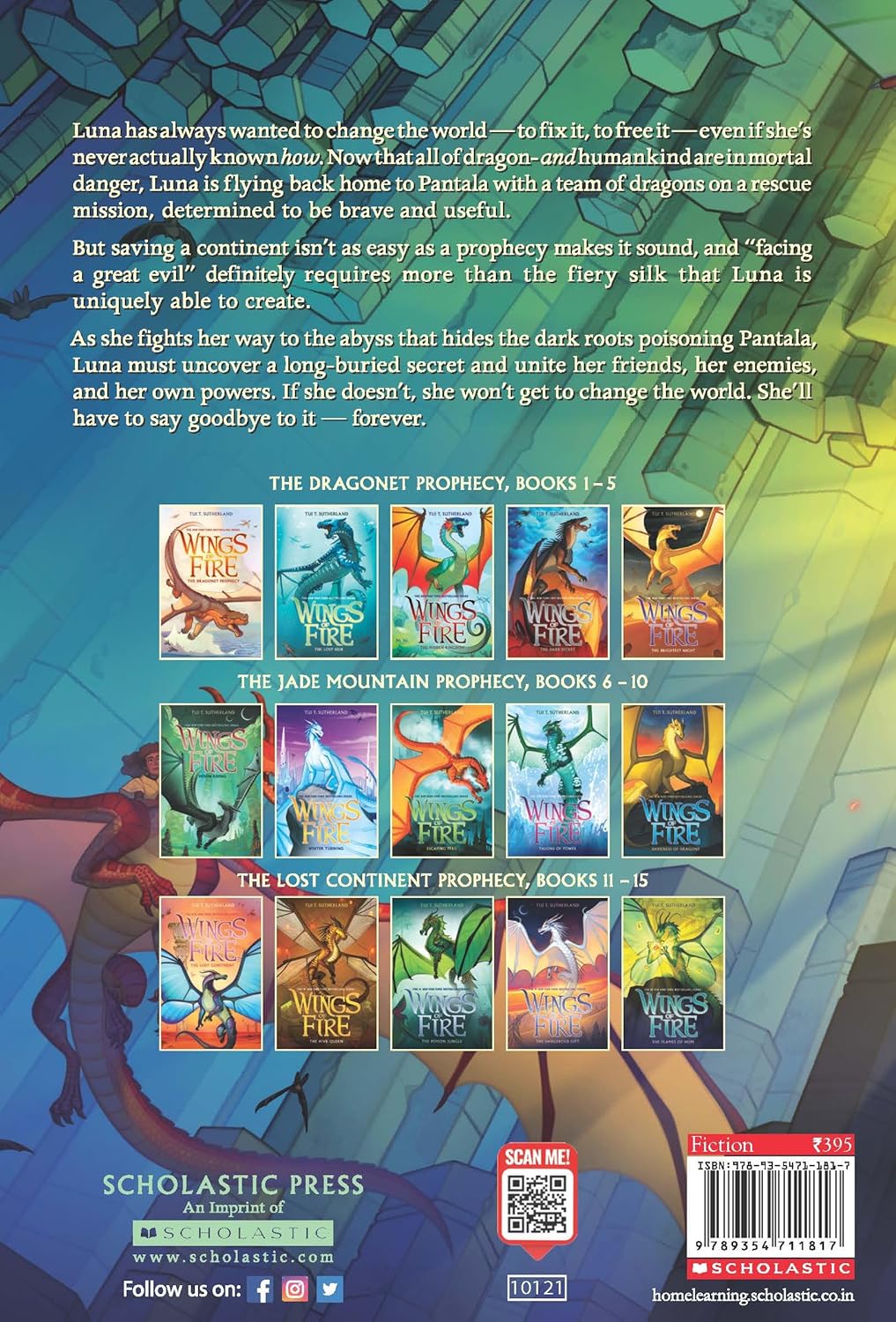 Wings Of Fire #15: The Flames Of Hope By Tui T. Sutherland
