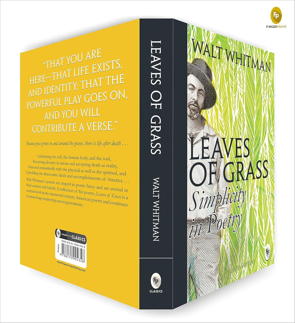 Leaves of Grass : Simplicity In Poetry by Walt Whitman