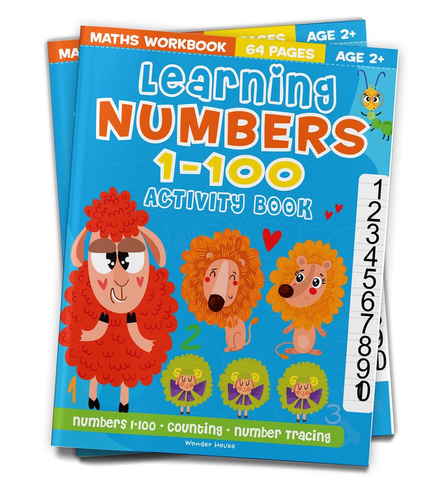 Learning Numbers 1–100 Activity Book – Fun & Engaging Number Practice for Early Learners | Wonder House Books