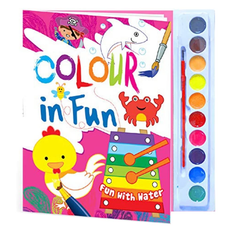Little Painter Coloring Book: Colour in Fun (Pink) – Spark Creativity and Imagination | Hello Friend Books