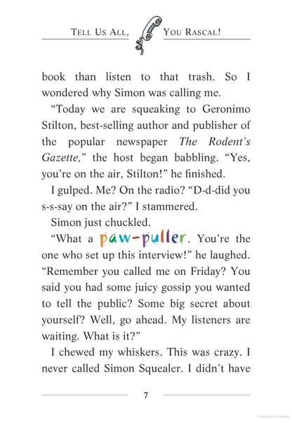 GERONIMO STILTON #06 PAWS OFF CHEDDARFACE