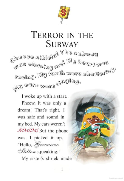 GERONIMO STILTON # 13 PHANTOM OF THE SUBWAY