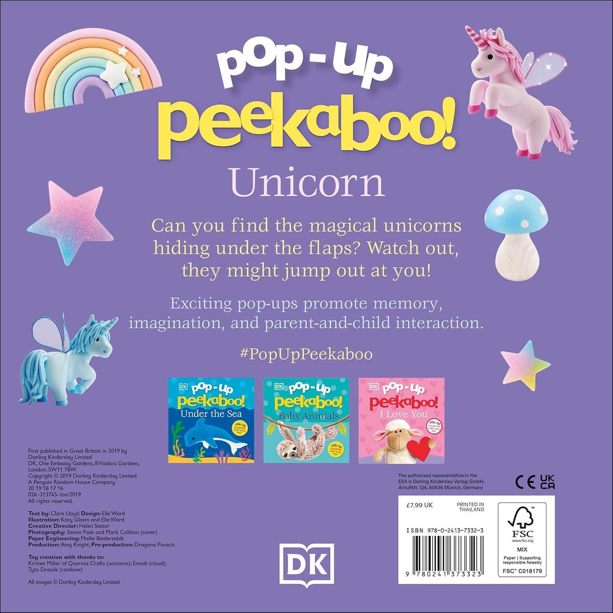 Pop Up Peekaboo Unicorn