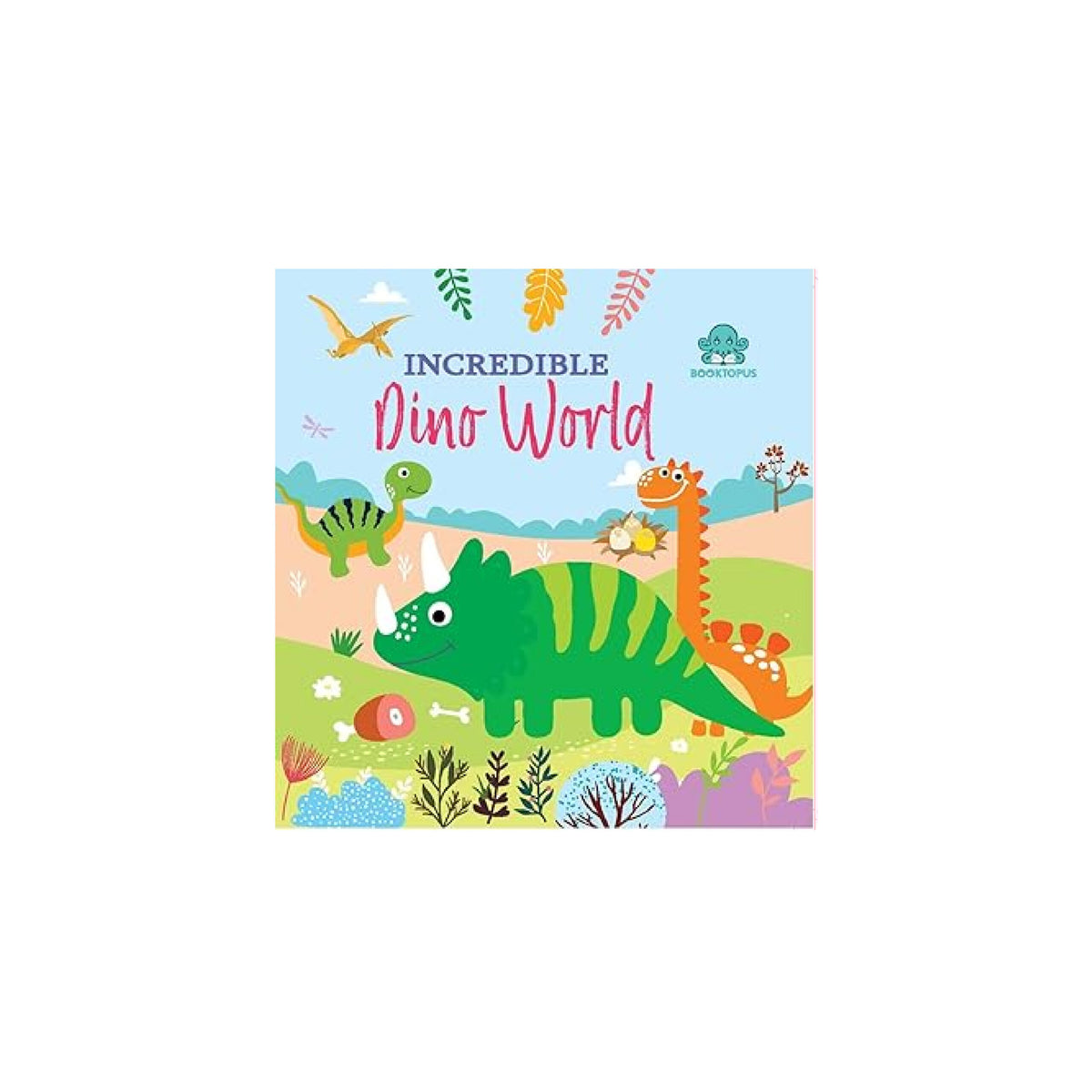 Booktopus Incredible Dino World Tail Board Book
