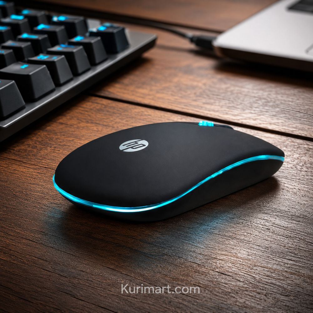 Powerful HP W10 RGB Wireless Mouse with Rechargeable Battery