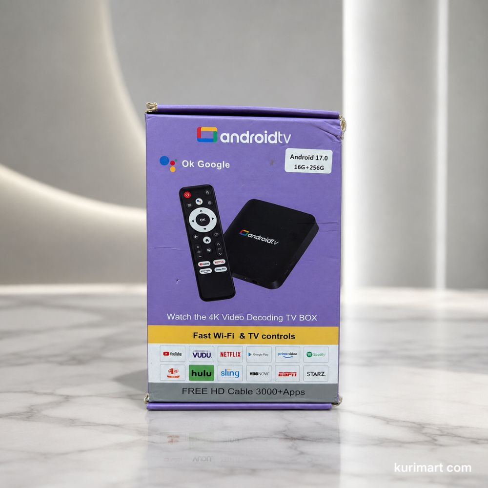 Boost Streaming with Android TV Box 16GB 256GB 4K Smart