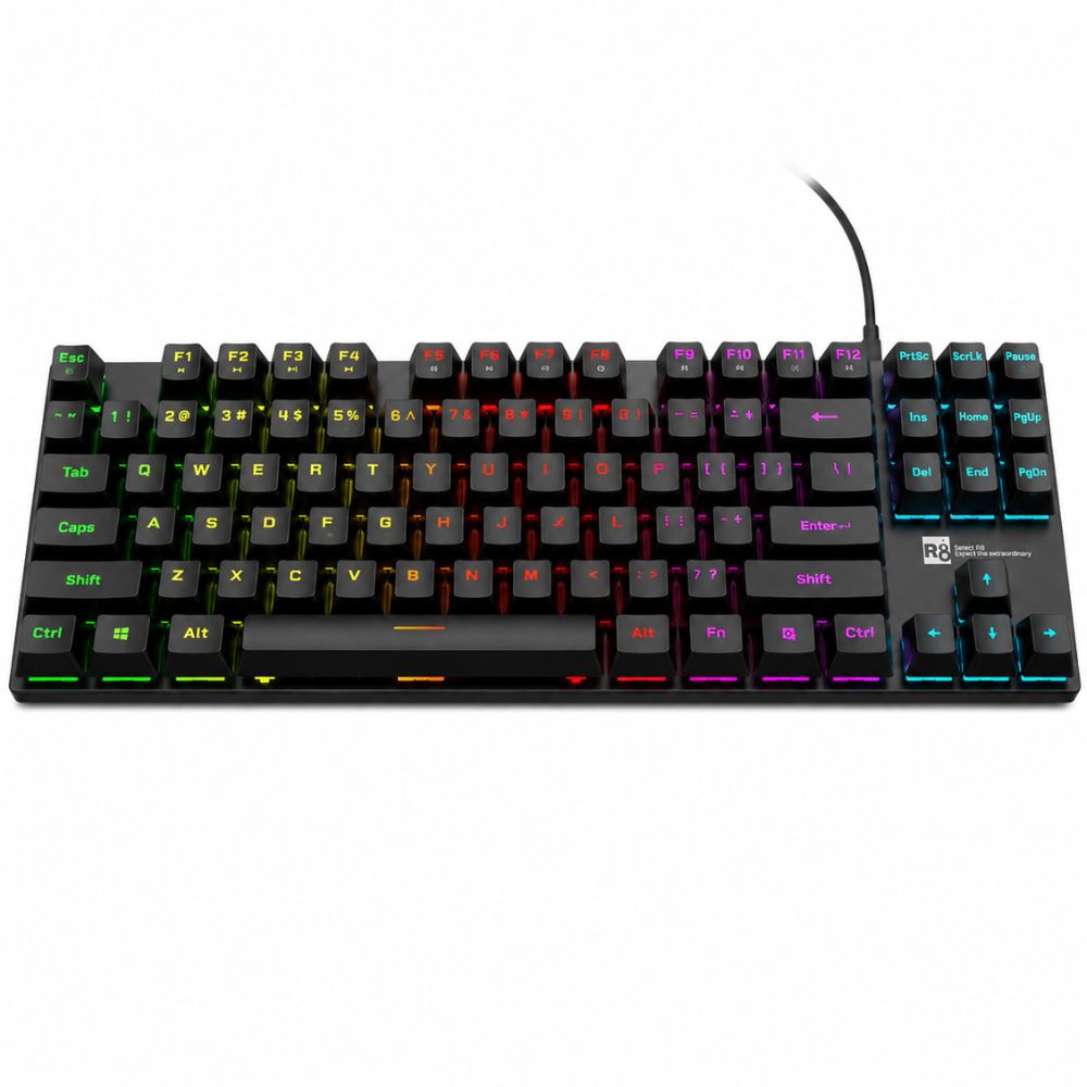 Reliable R8 1039 Wired Mechanical Keyboard Boost Every Keystroke