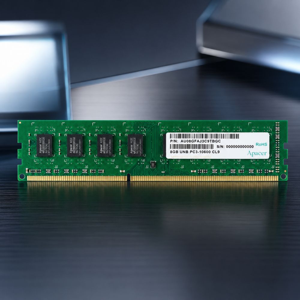 Reliable Apacer 8GB DDR3 1600MHz Desktop RAM for Fast Performance