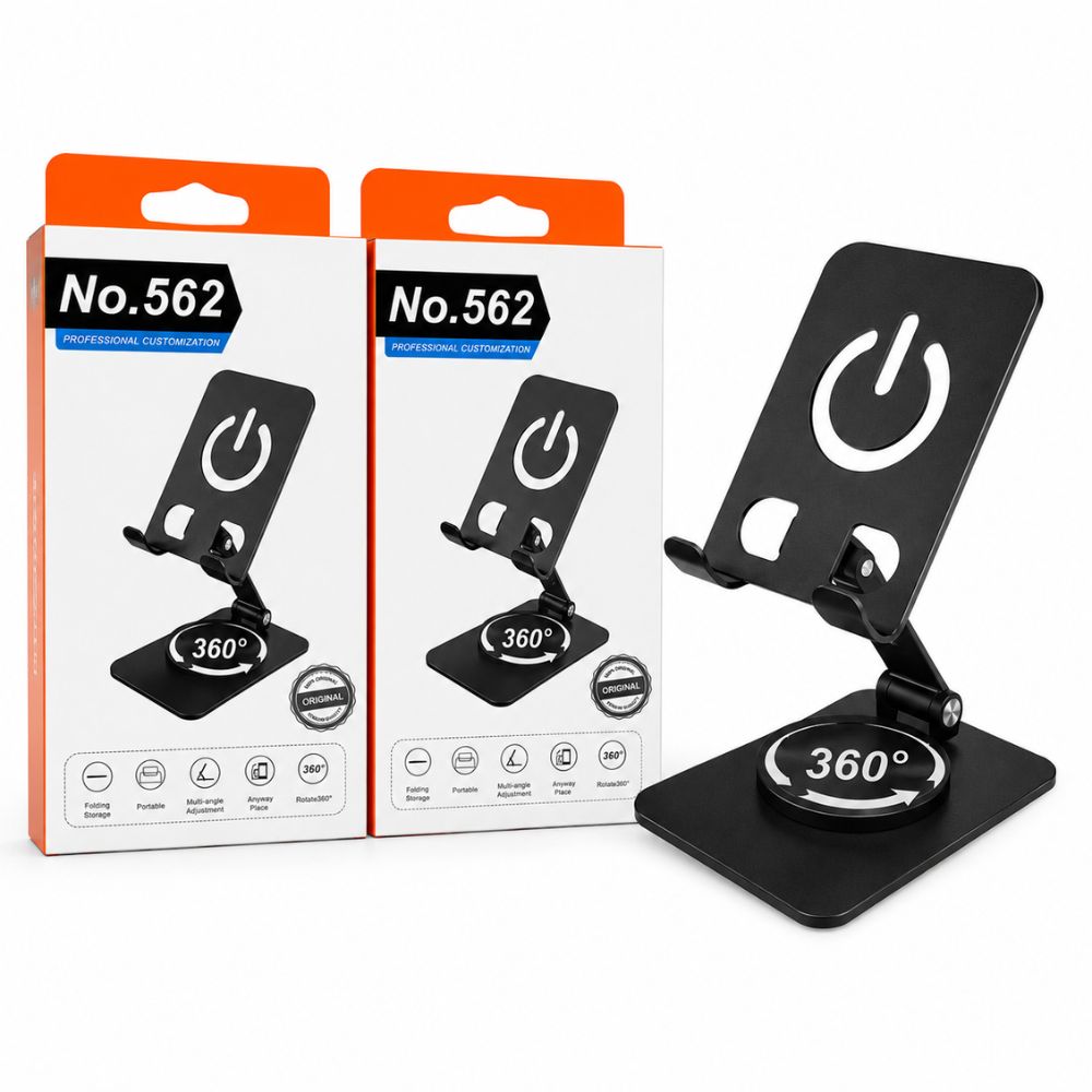 Durable No.562 360° Foldable Mobile Phone Stand Holder