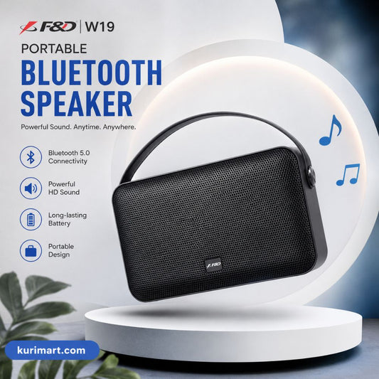 Ultimate F&D W19 Portable Bluetooth Speaker with Rich Sound