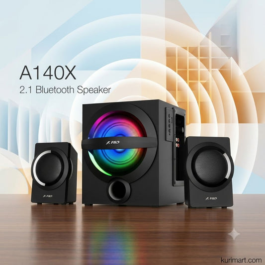 Upgrade Audio with F&D A140X 2.1 Channel Bluetooth Speaker