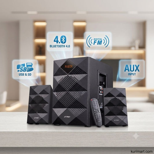 Experience Powerful F&D A180X Multimedia Bluetooth 2.1 Speaker