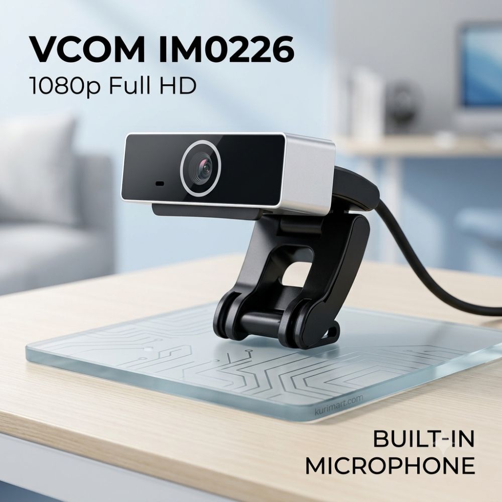 Reliable VCOM IM0226 1080p HD Webcam with Built In Microphone
