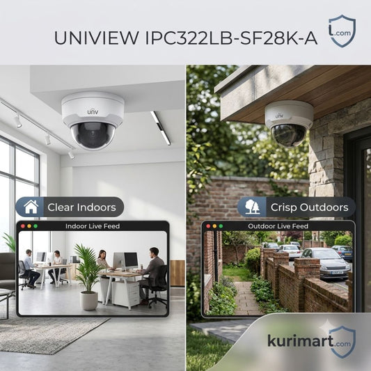 Reliable Uniview IPC322LB SF28 A 2MP IR Dome Camera