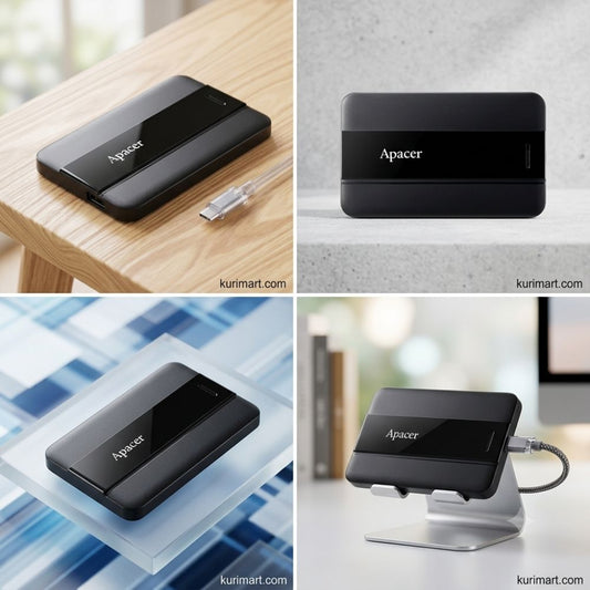 Fast Storage with Apacer 4TB AC237 External HDD Black
