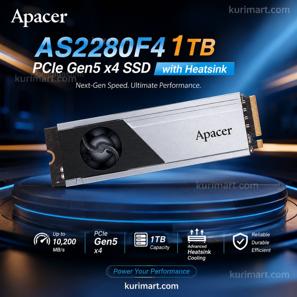 Unleash Extreme Speed Apacer AS2280F4 1TB M.2 PCIe Gen5 SSD