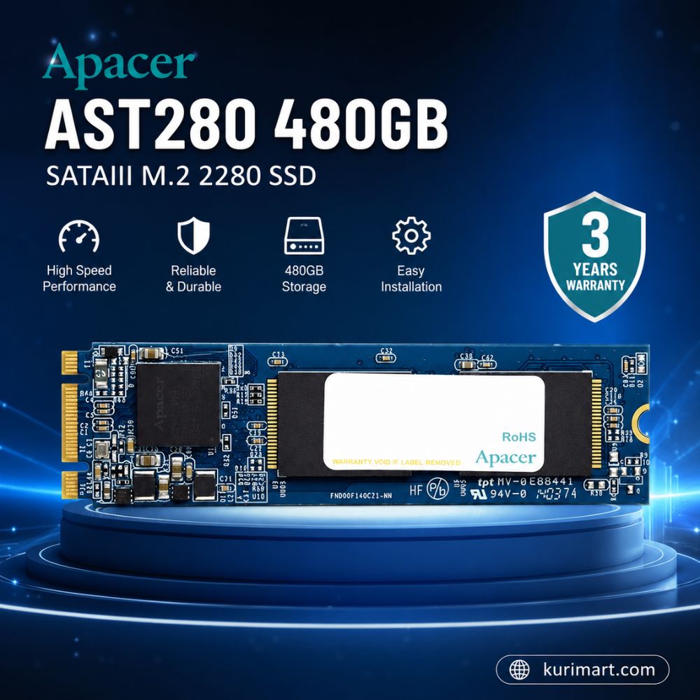 Accelerate Performance with Apacer AST280 480GB SATAIII M.2 2280 SSD