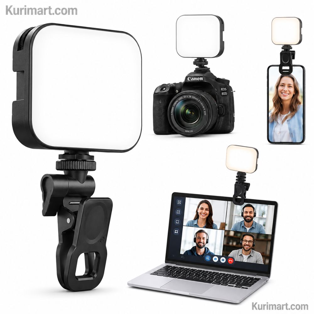 Brilliant MJ-07 Mini Rechargeable RGB LED Video Light for Vlog