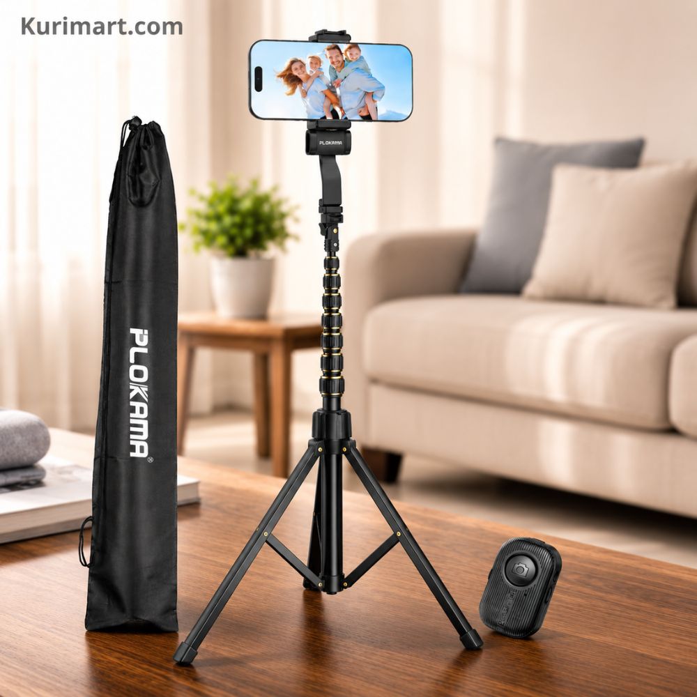 Premium Plokama PK-998 Photograph Tripod for Professional Content Creation