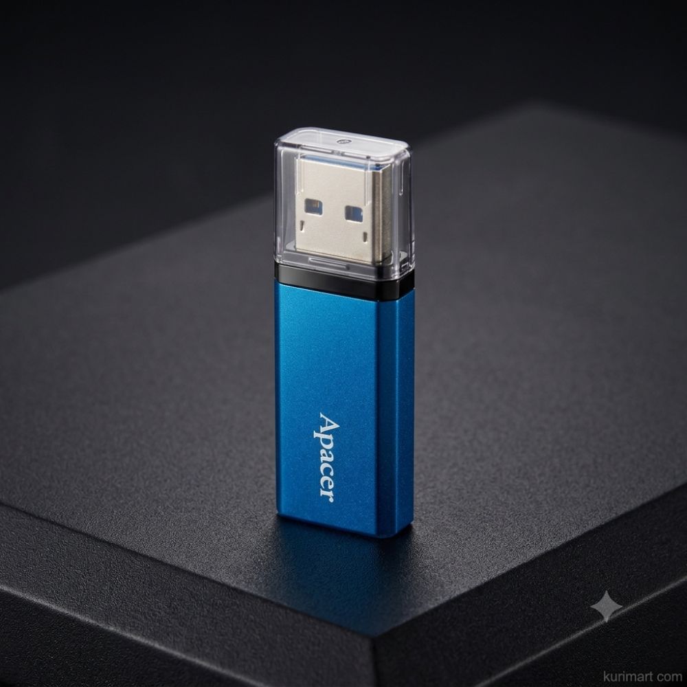 Premium Apacer AH25C 64GB USB 3.2 Gen 1 Ocean Blue Pen Drive