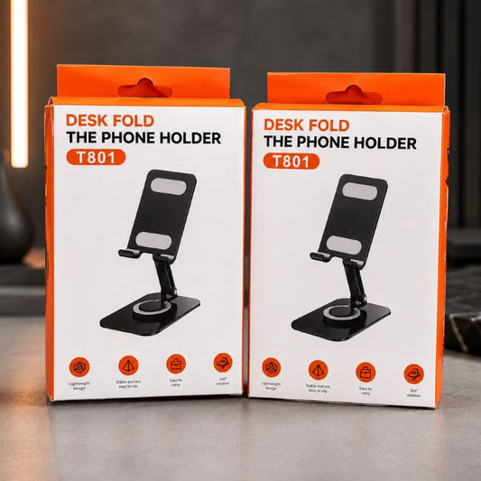 Brilliant T801 Desk Fold Phone Holder for Easy 360° Viewing