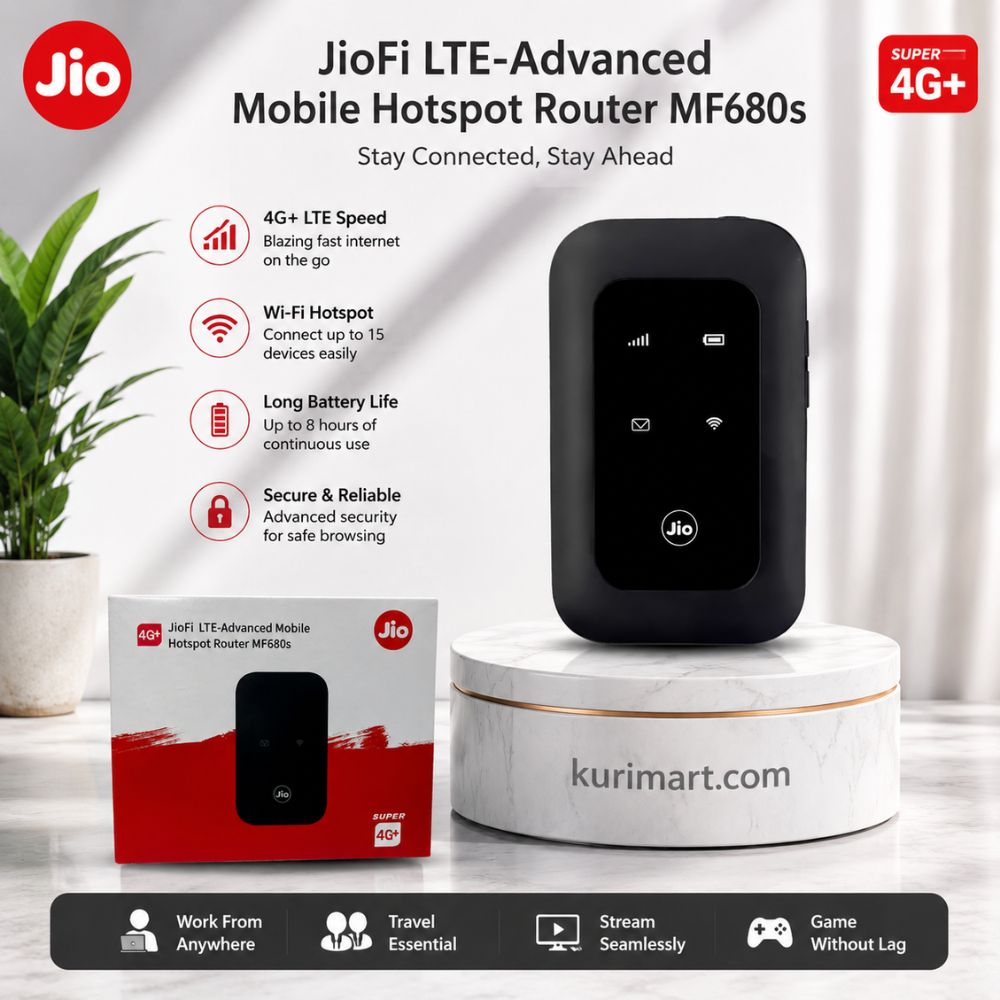 JIO 4G LTE WiFi Hotspot Portable Router MF680S