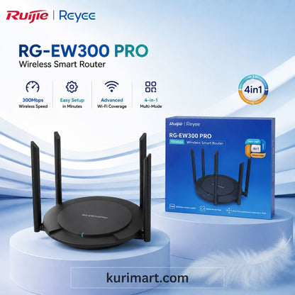 Reliable Ruijie RG-EW300 Pro 300Mbps Smart WiFi Router