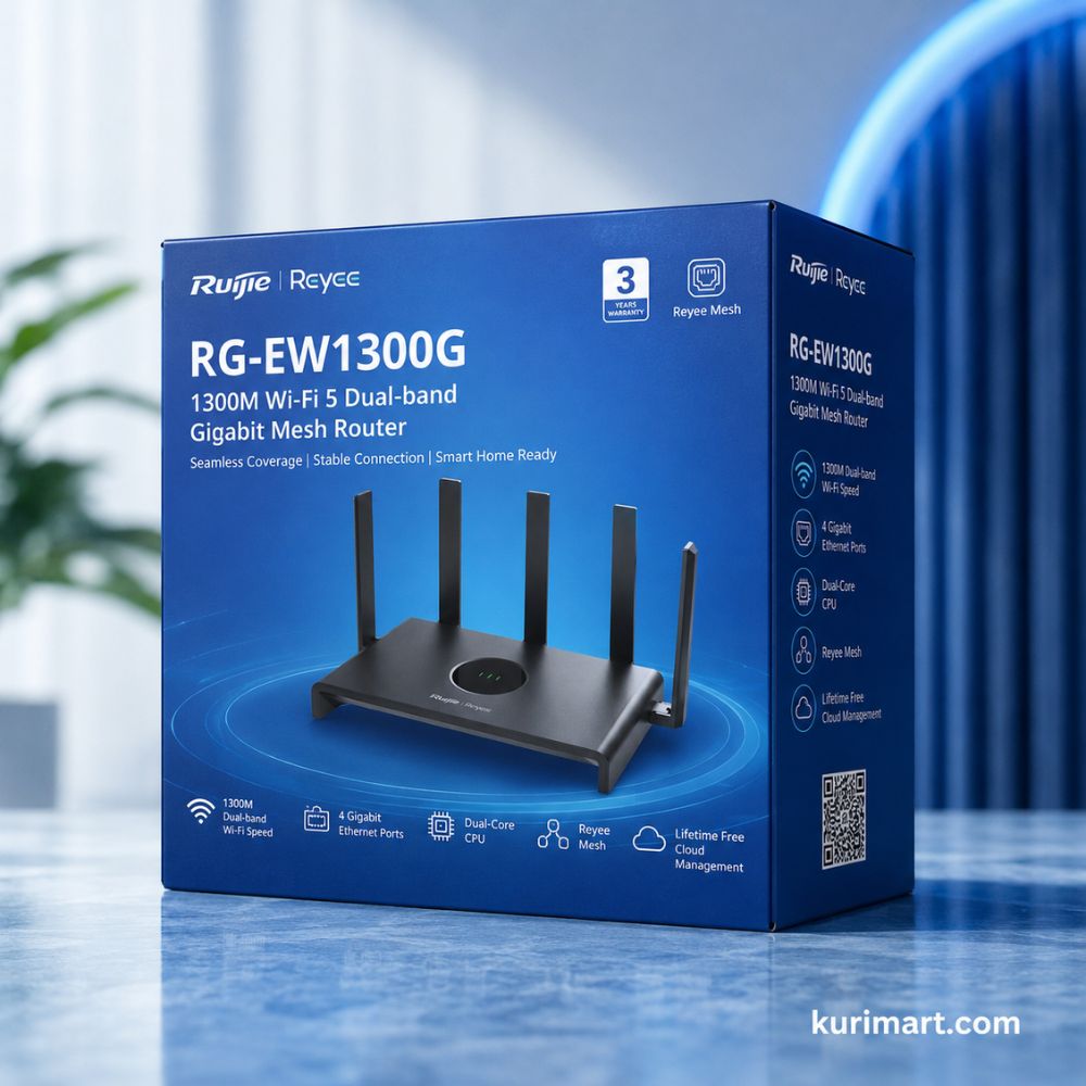 Ultra-Fast Ruijie-Reyee RG-EW1300G Router Boost WiFi Speed