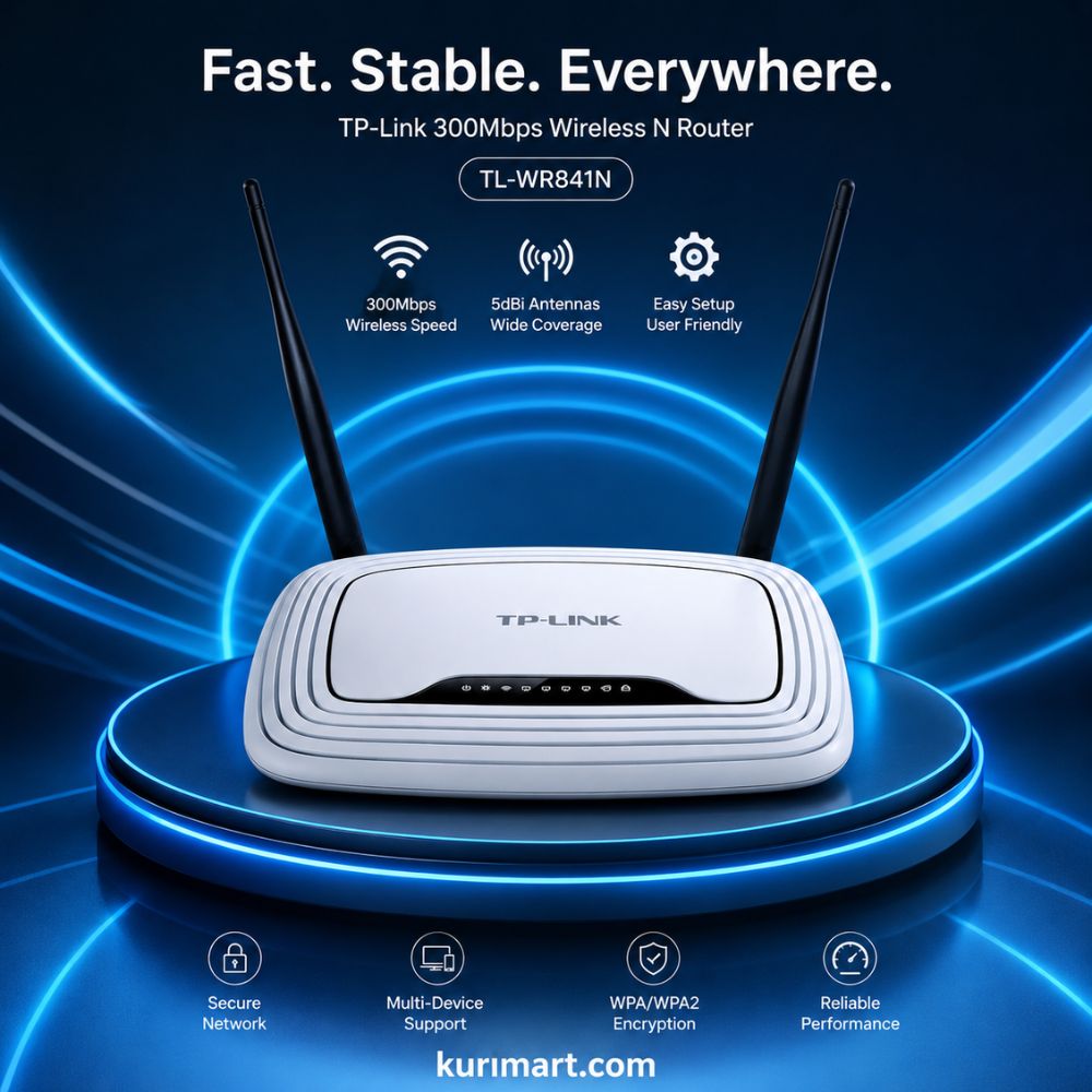Boost Network Performance Fast with TP-Link TL-WR841N 300Mbps WiFi Router White