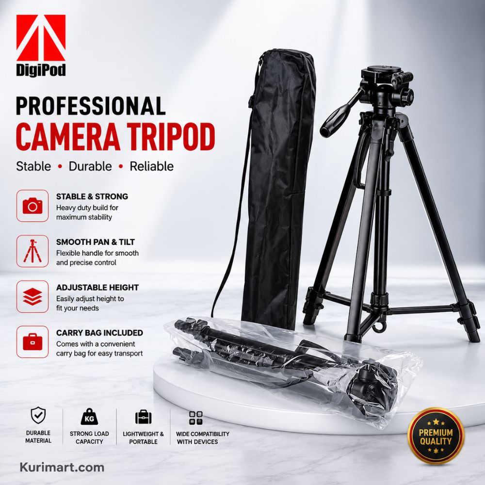 Ultimate Digipod TR-462 Professional Camera Tripod Stand