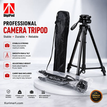 Ultimate Digipod TR-462 Professional Camera Tripod Stand