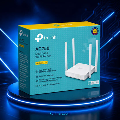 Fast & Reliable TP-Link Archer C24 AC750 WiFi Router