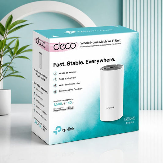 Reliable TP-Link Deco E4 AC1200 Mesh WiFi Router Performance
