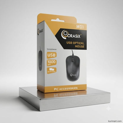 Lag-Free Reliable Orasix M01 Optical Mouse Smooth Control