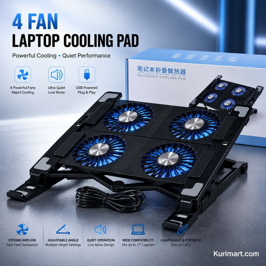 Maximize Laptop Performance with X4 Laptop Notebook Cooling Pad