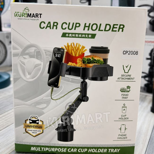 Smart Car Table with Phone Holder CP2008 Black for Travel