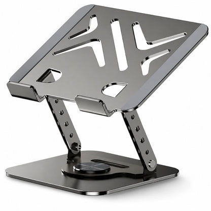 Upgrade Comfort with Powerful SG-19 360° Rotating Aluminum Foldable Laptop Stand