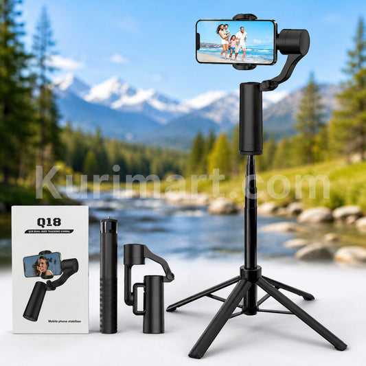 Latest Version Q18 Dual-Axis AI Face Tracking Tripod