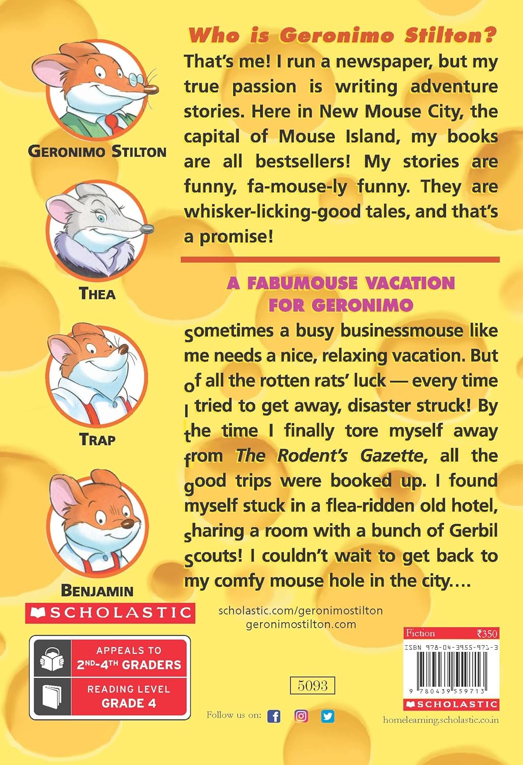 GERONIMO STILTON: A FABUMOUSE VACATION
