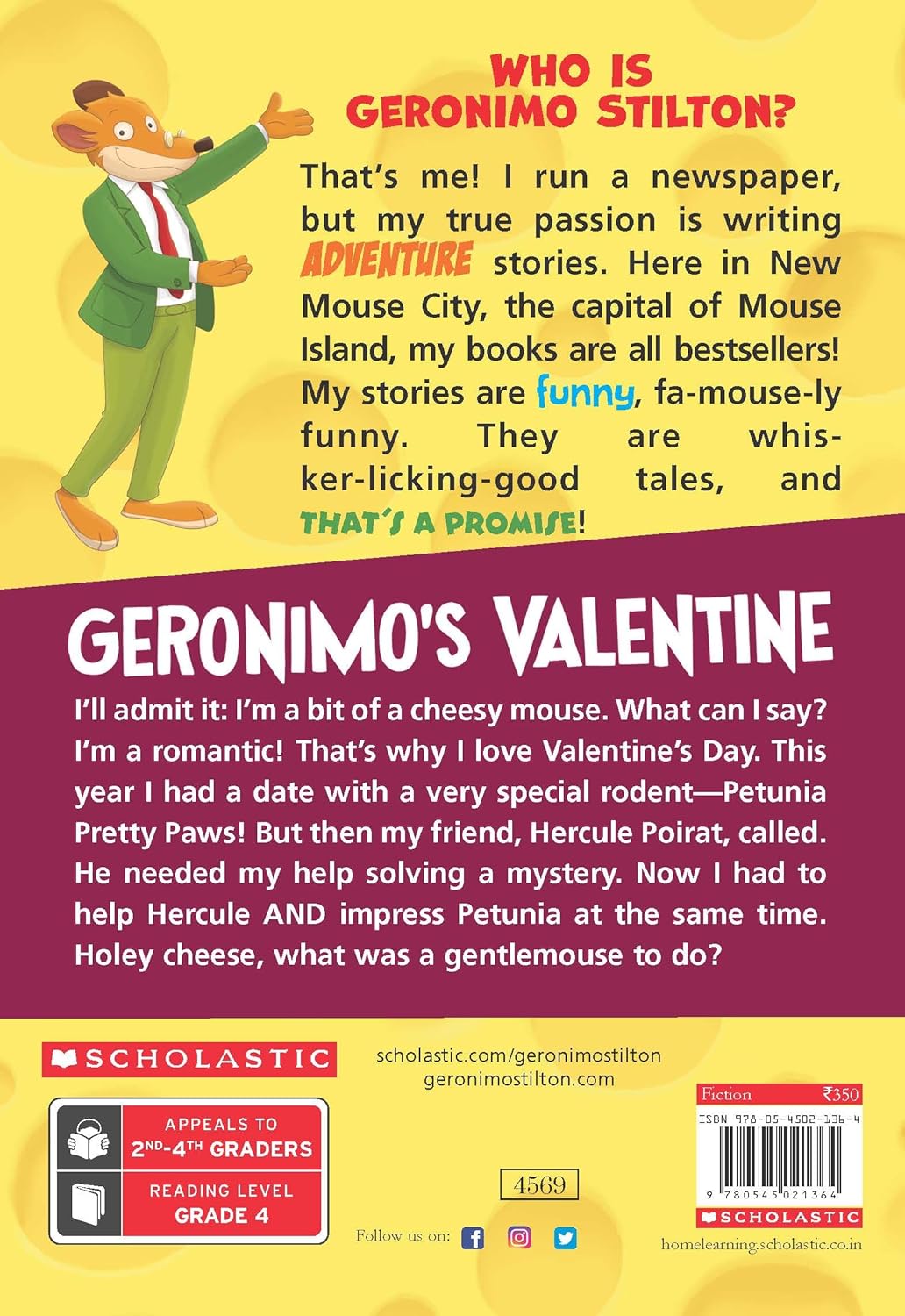 GERONIMO STILTON # 36 GERONIMOS VALENTINE