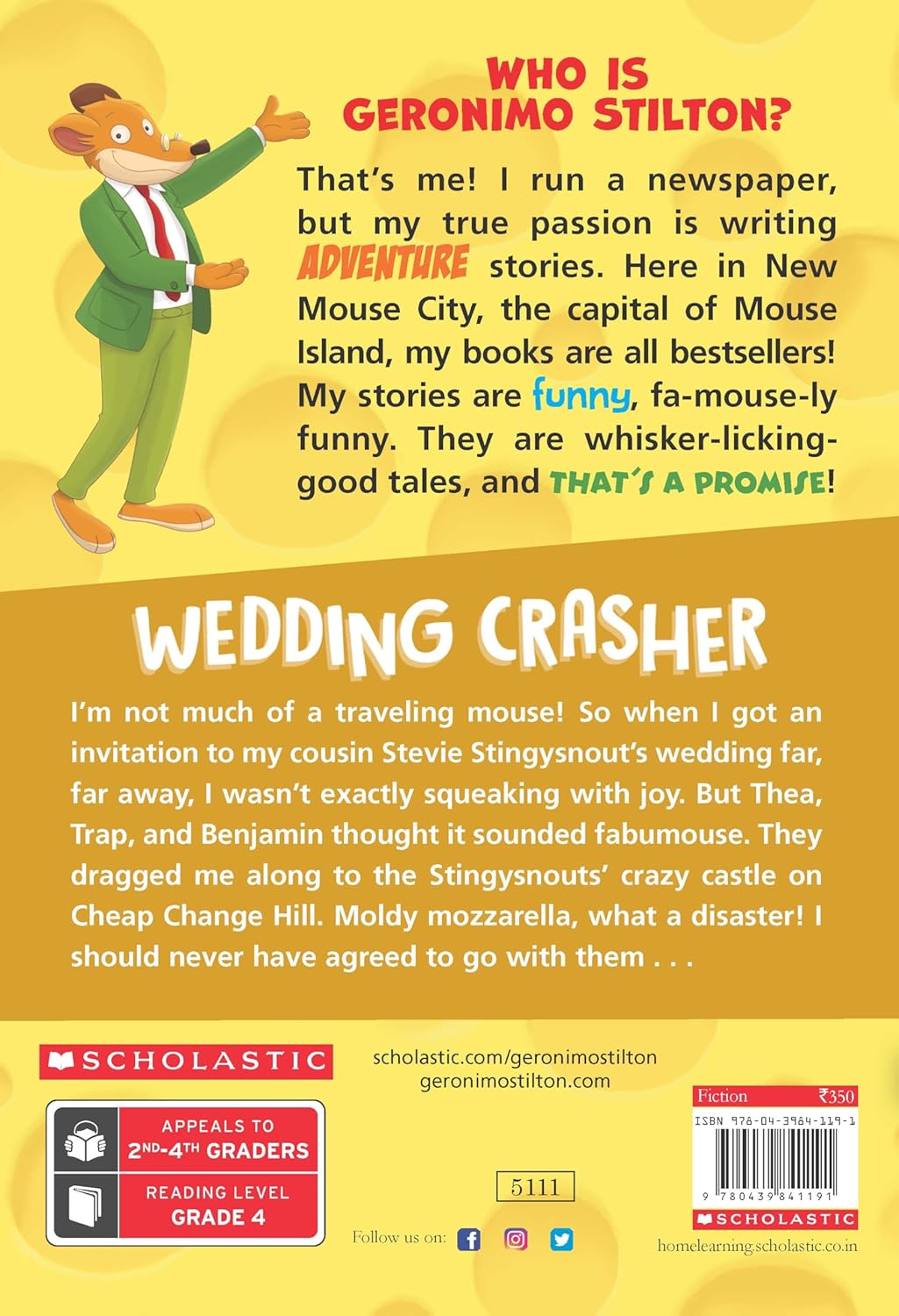 Wedding Crasher By Geronimo Stilton